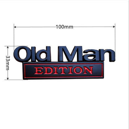 🔥🔥BUY 1 GET 1 FREE 🚗 Old Man Edition Car Emblem