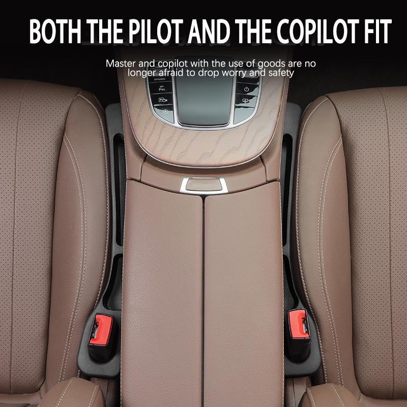🚗Seat-Gap Filler, Anti-leak Seat-Gap Storage Holder, Universal Car Interior Accessories for Stowing & Tidying