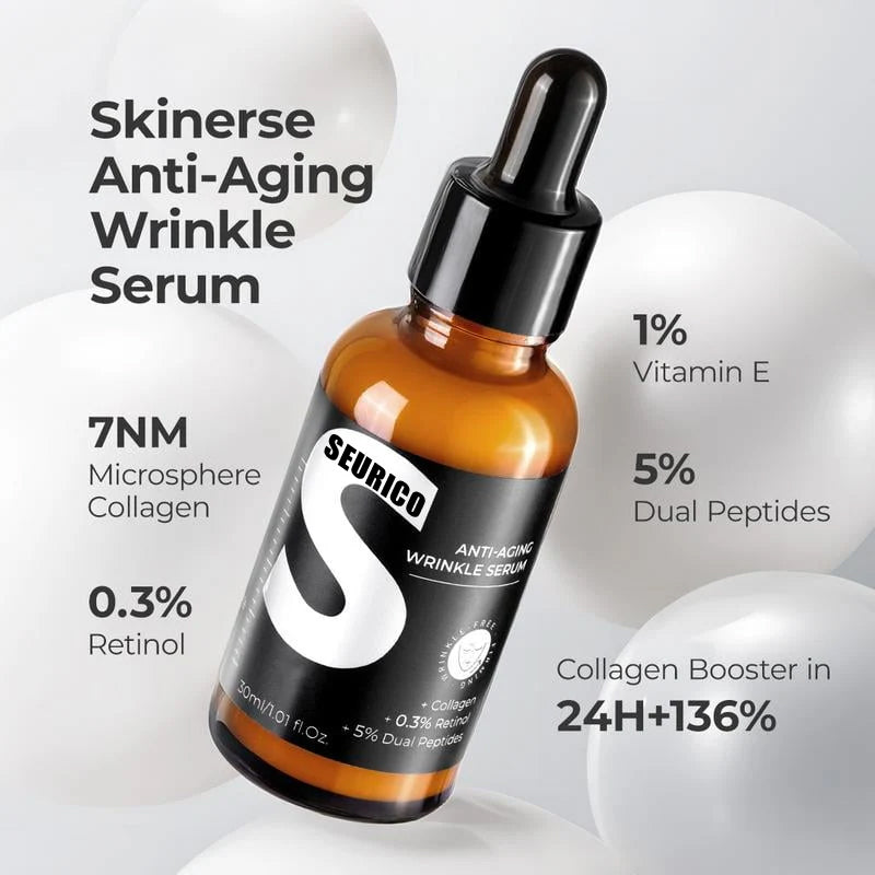 🔥LAST DAY 49% OFF-Retinol & Peptide Anti-Aging Wrinkle Serum, Brightening Serum for Fine Lines