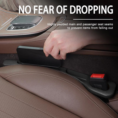 🚗Seat-Gap Filler, Anti-leak Seat-Gap Storage Holder, Universal Car Interior Accessories for Stowing & Tidying