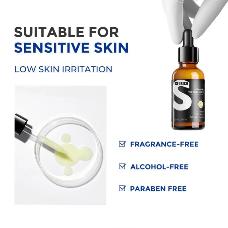 🔥LAST DAY 49% OFF-Retinol & Peptide Anti-Aging Wrinkle Serum, Brightening Serum for Fine Lines