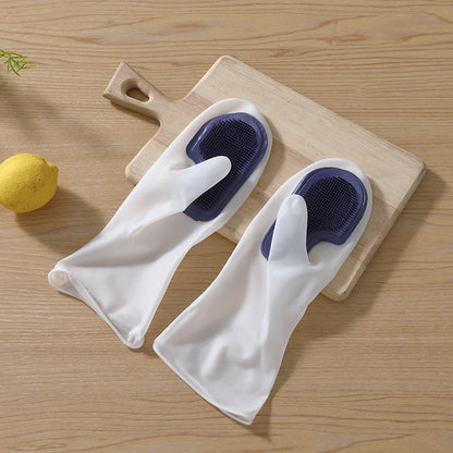 Household magic brush dishwashing gloves