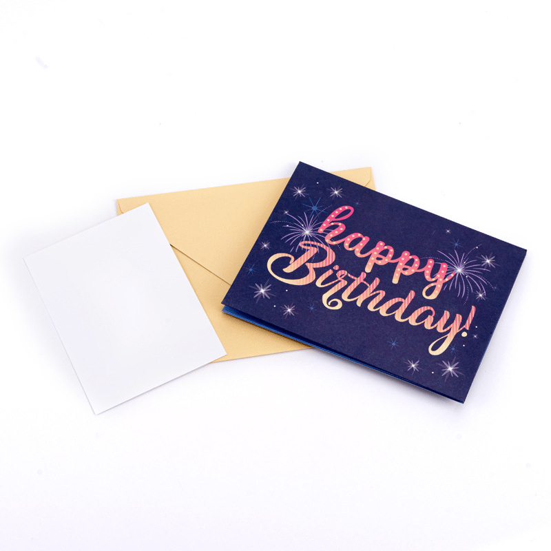 🔥2025 Hot Sale 49% OFF🔥-🗃️Fireworks Pop Up Cake Light and Music Happy Birthday Card Gift🎂