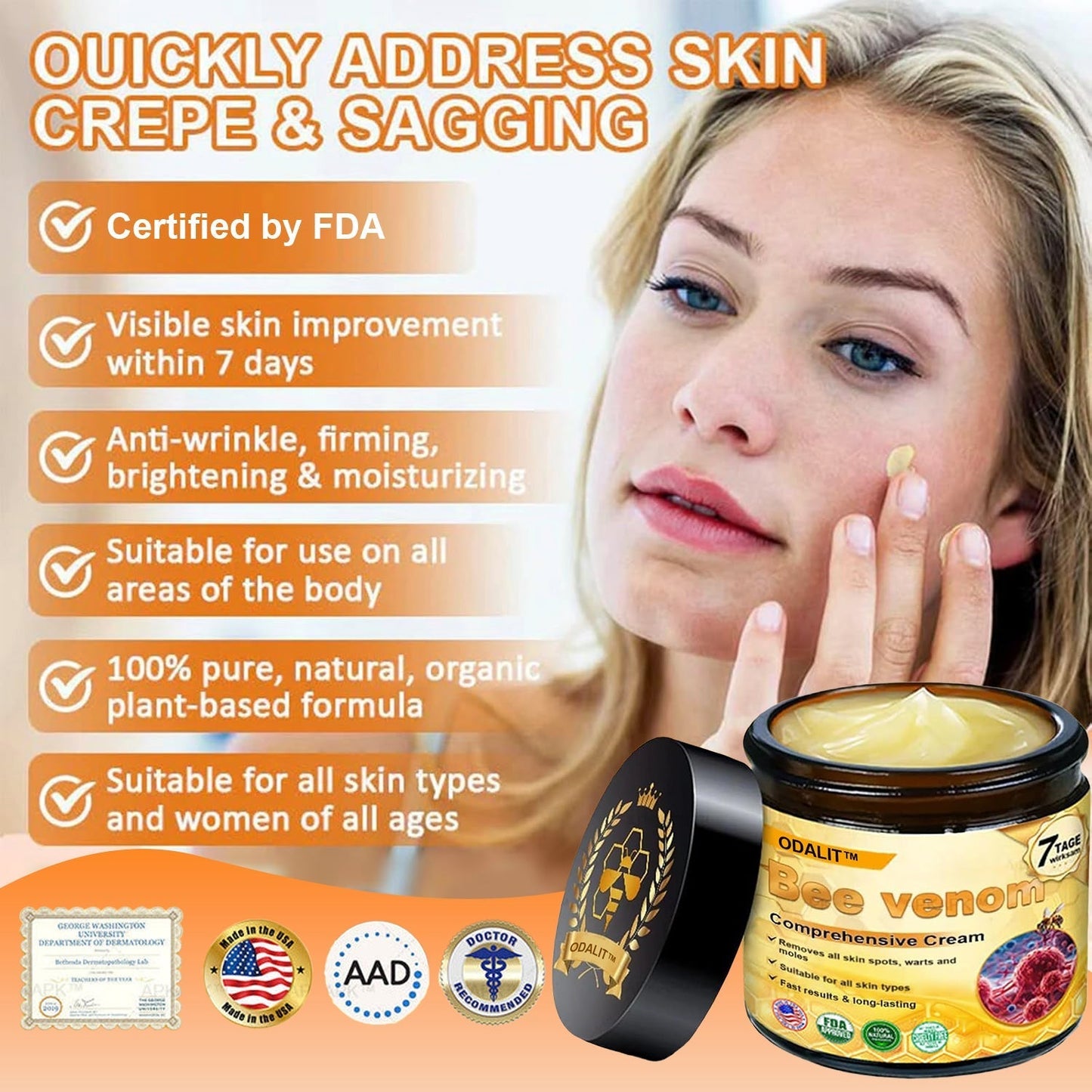 🐝FDA Approved: ODALIT™ Bee venom Pro Comprehensive Cream — 🔥Limited Time 80% OFF🔥