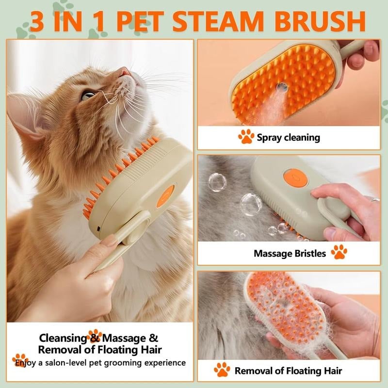 Last Day Promotion 49% OFF✨- 🔥Pet Steam Brush