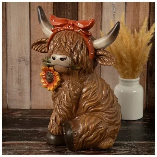 🔥LAST DAY 49% OFF - 2025 Thanksgiving Highland Cow Set D01