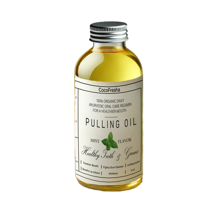 ORGANIC COCONUT + PEPPERMINT PULLING OIL