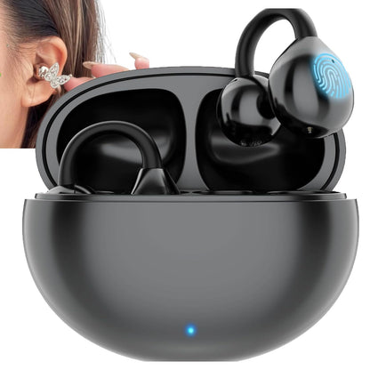 🔥Last Day 49%Off-Crystal Butterfly Wireless Clip-On Earphones – Glam Meets Tech