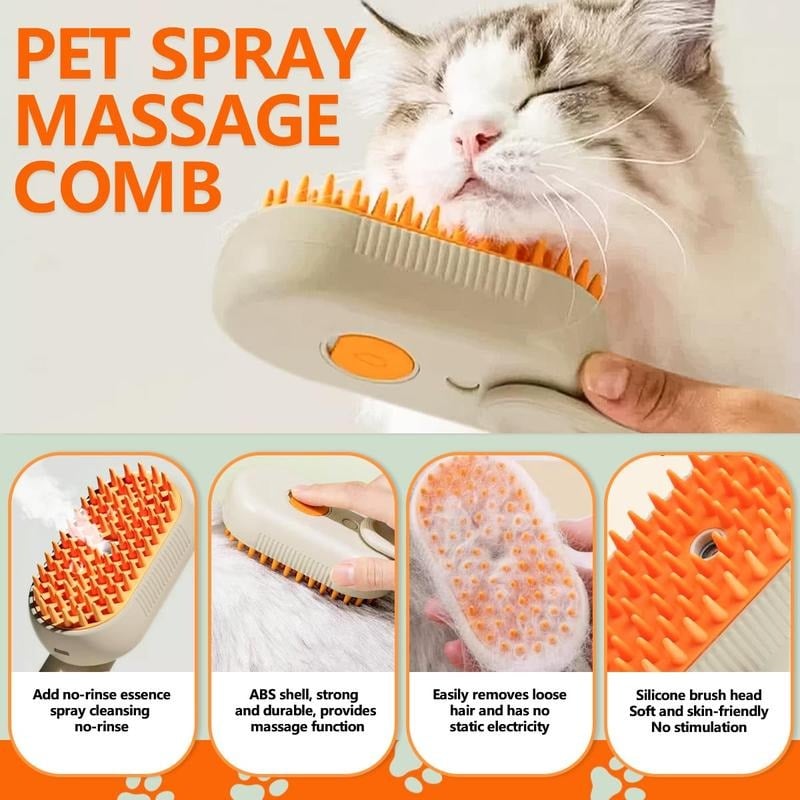 Last Day Promotion 49% OFF✨- 🔥Pet Steam Brush
