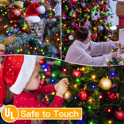 🎄Last Day 49% OFF🔥Waterproof Christmas Tree Waterfall Lights with Ring
