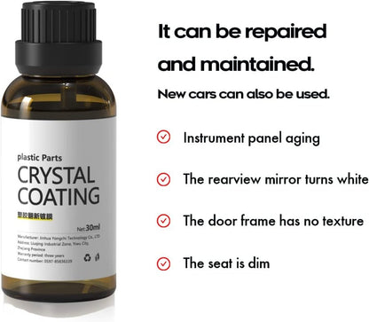 🔥🔥BUY 2 GET 1 FREE - 🚘Crystal Shine Plastic Restorer Coating