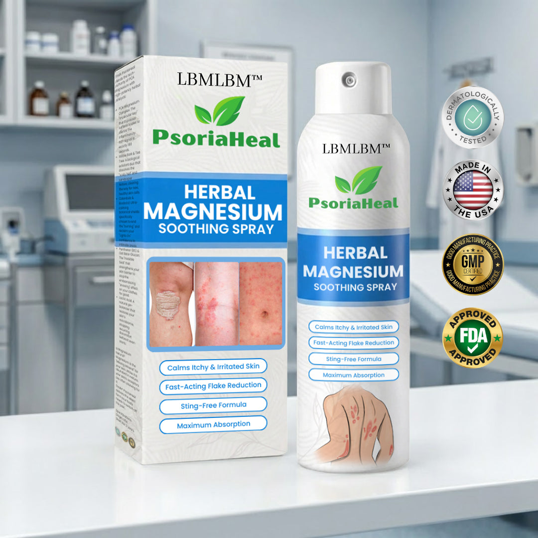 🌿LBMLBM™ PsoriaHeal Herbal Magnesium Soothing Spray⭐