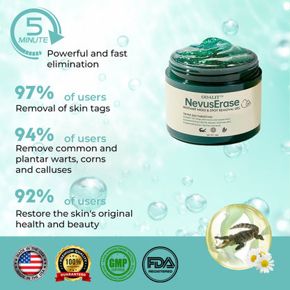 ✅Official Store: ODALIT™ Nevus Erase Instant Mole & Spot Removal Gel