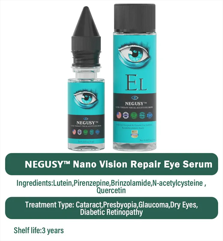 NEGUSY™ Nano Vision Repair Eye Serum ✅FDA Approved(Suitable for presbyopia, dry eye syndrome, glaucoma, and cataracts)