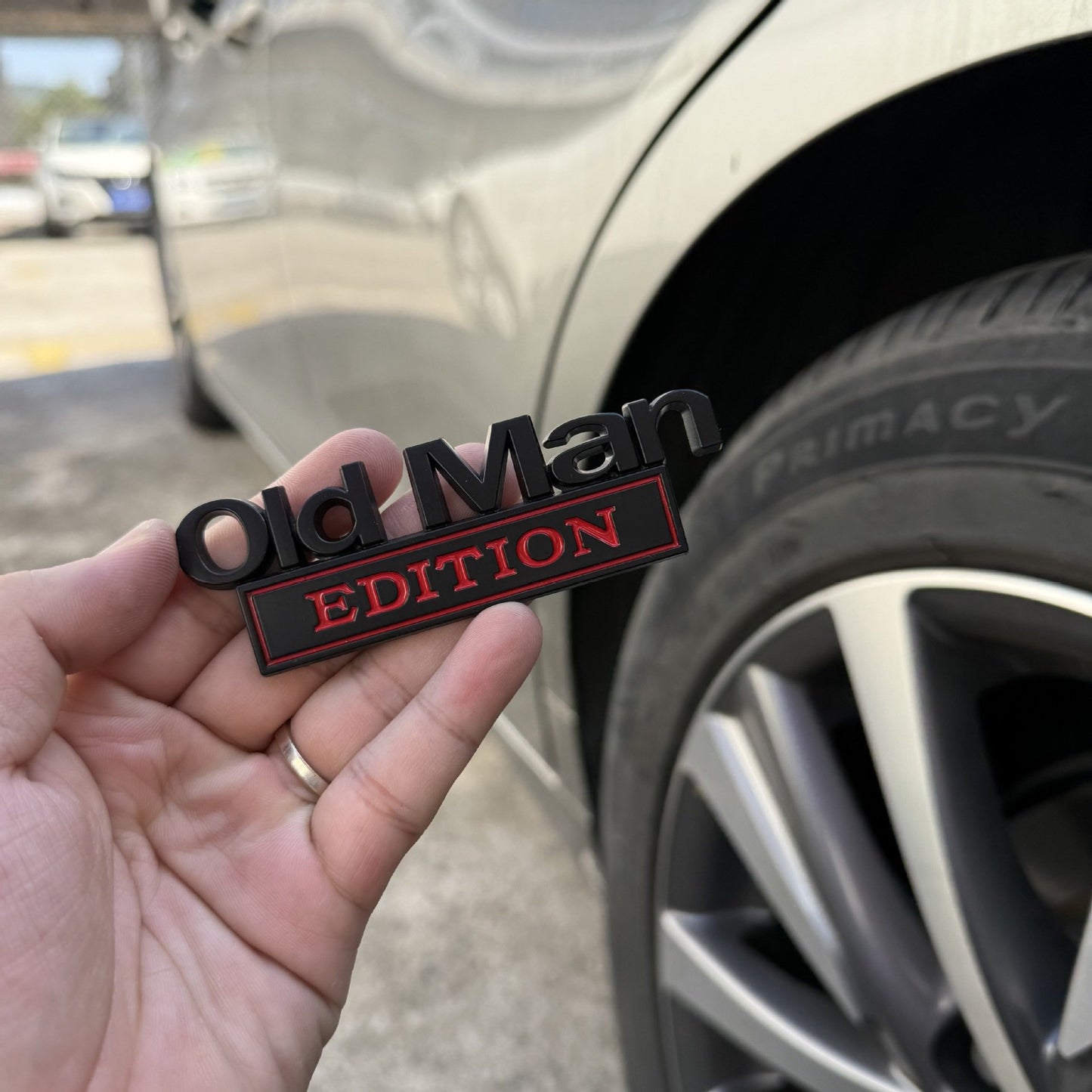 🔥🔥BUY 1 GET 1 FREE 🚗 Old Man Edition Car Emblem