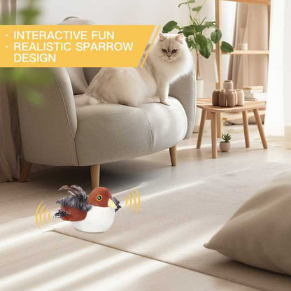 Chirping Cat Bird Toy