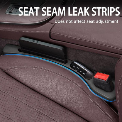 🚗Seat-Gap Filler, Anti-leak Seat-Gap Storage Holder, Universal Car Interior Accessories for Stowing & Tidying