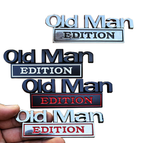 🔥🔥BUY 1 GET 1 FREE 🚗 Old Man Edition Car Emblem