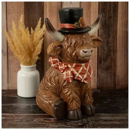 🔥LAST DAY 49% OFF - 2025 Thanksgiving Highland Cow Set D01