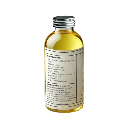 ORGANIC COCONUT + PEPPERMINT PULLING OIL