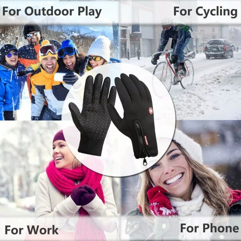 🏆 Ultimate Waterproof & Windproof Thermal Non-Slip Gloves