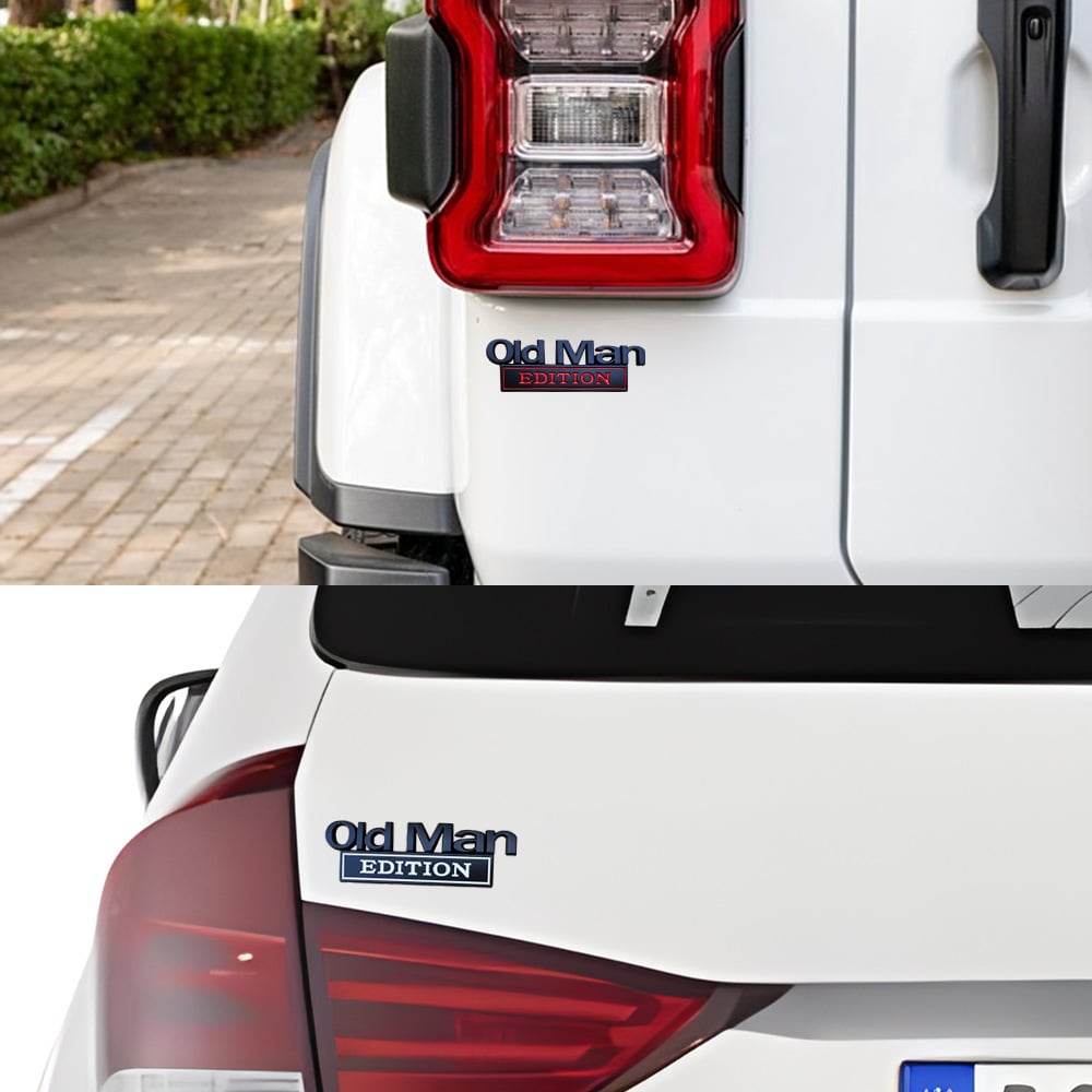 🔥🔥BUY 1 GET 1 FREE 🚗 Old Man Edition Car Emblem