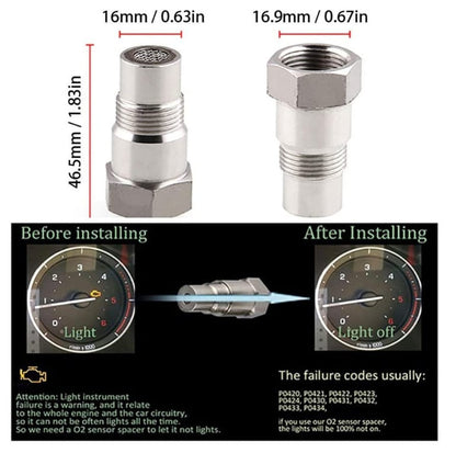 🔧 Oxygen Sensor Spacer Adapter M18x1.5 – Auto Sensor Repair Tool & Sensor Extender🚗⚙️