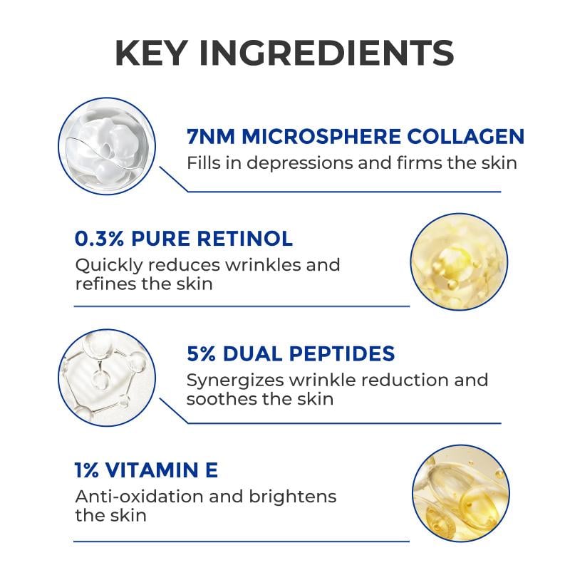🔥LAST DAY 49% OFF-Retinol & Peptide Anti-Aging Wrinkle Serum, Brightening Serum for Fine Lines