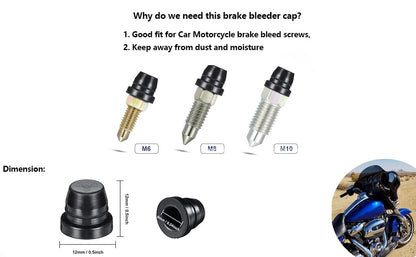 Brake Bleeder Hose - One Way Check Valve Tube Bleeding Tool Kit For Hydraulic System Bleeding