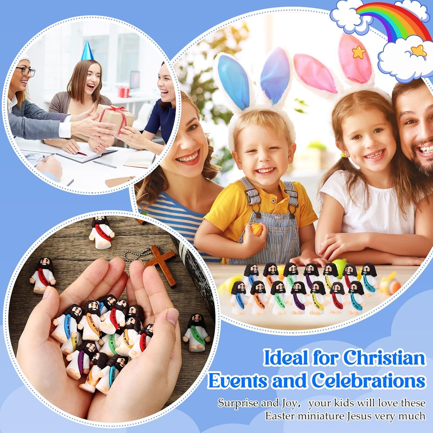 🔥Spread the Love of Jesus🔥 Original Design Mini Jesus Figures✝️ - Jesus Loves You💖