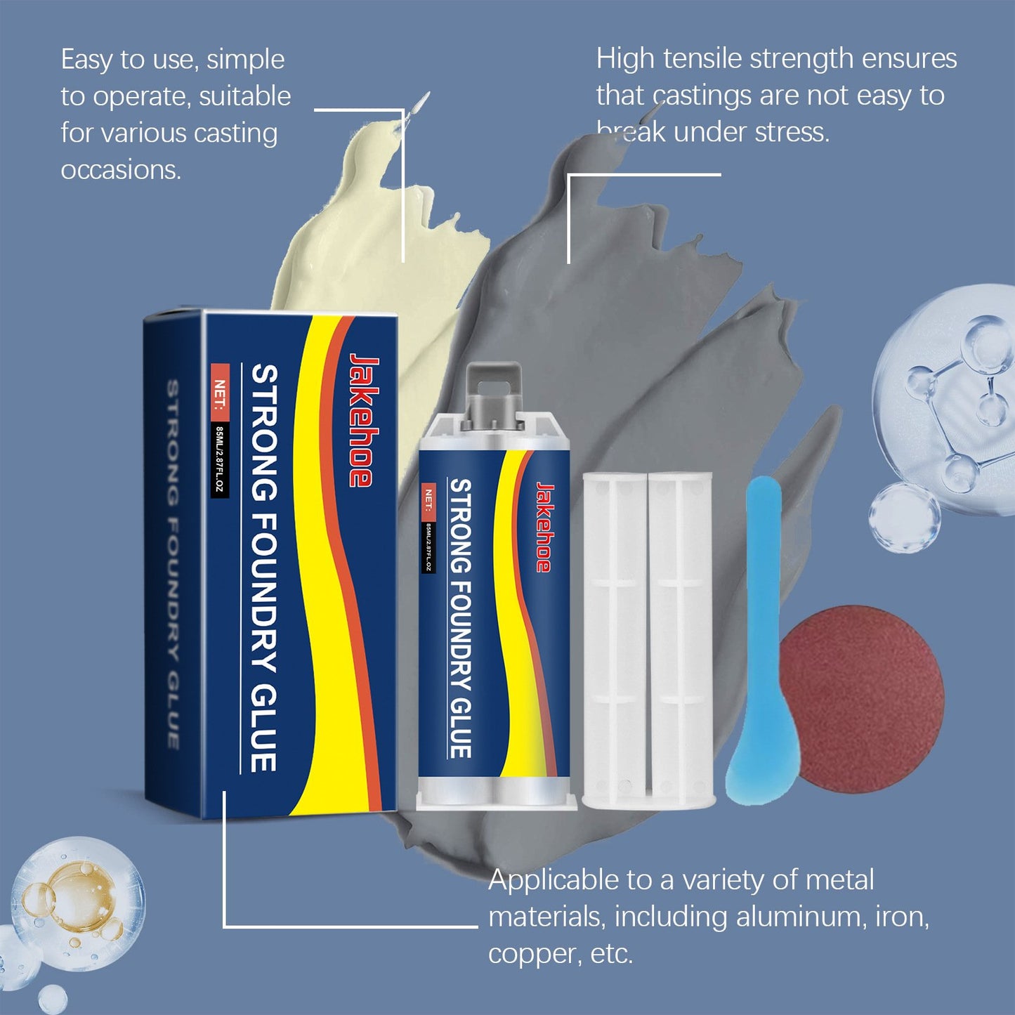 🔥LAST DAY 49% OFF - Casting Repair Glue✨(Industrial-Strength, Non-Toxic, Quick-Set Bonding for Metal & More)