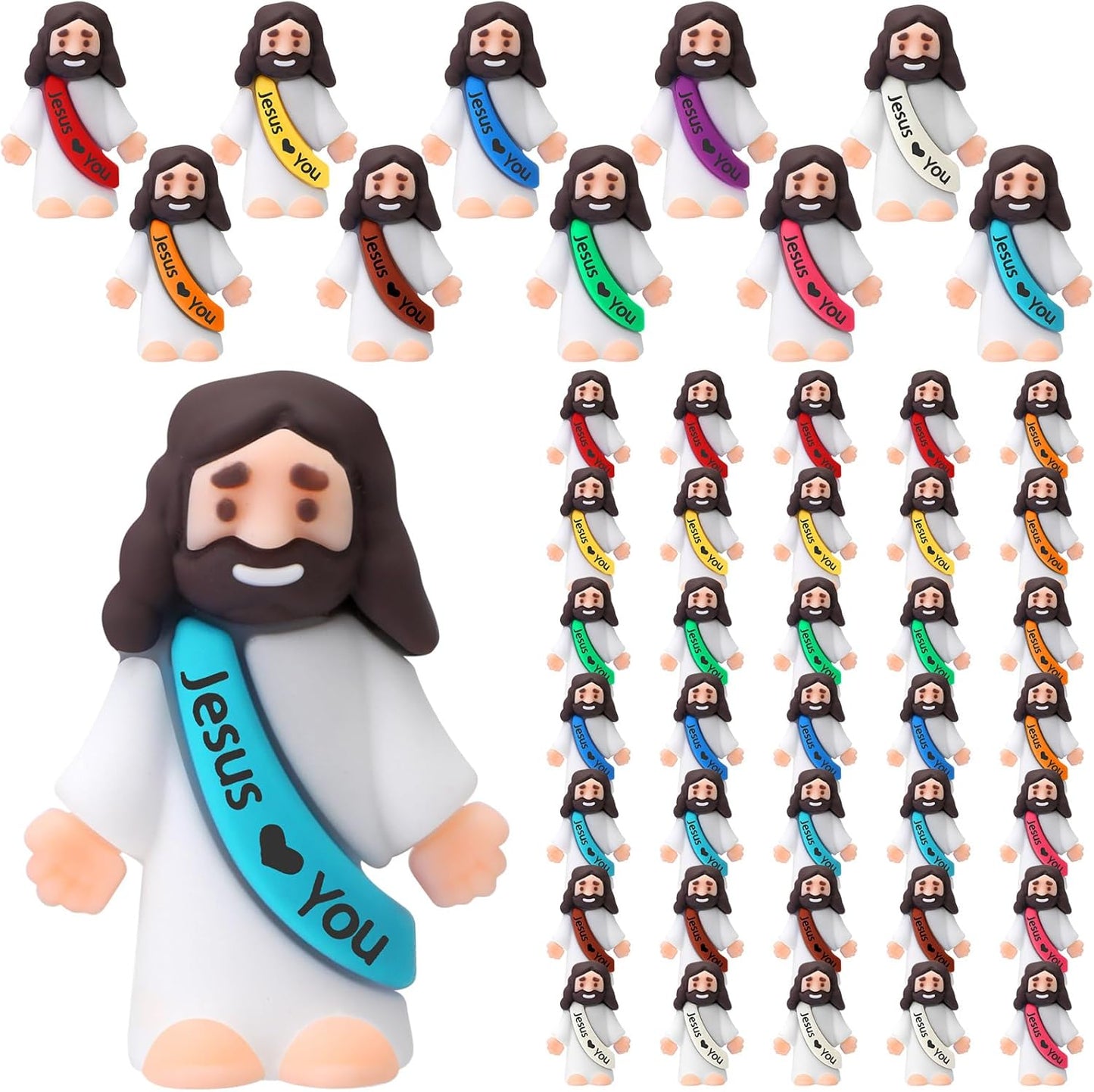 🔥Spread the Love of Jesus🔥 Original Design Mini Jesus Figures✝️ - Jesus Loves You💖
