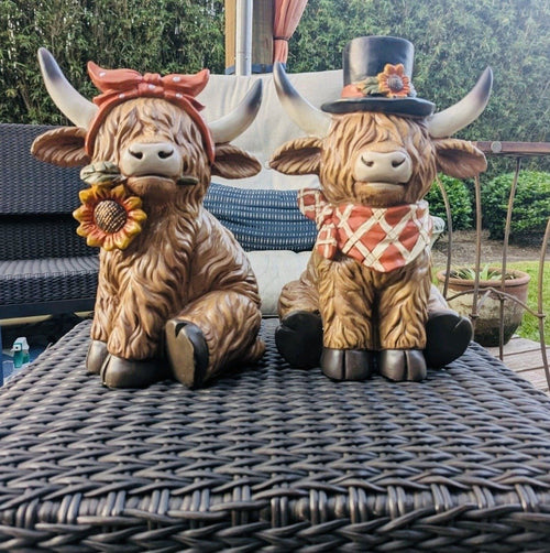 🔥LAST DAY 49% OFF - 2025 Thanksgiving Highland Cow Set D01