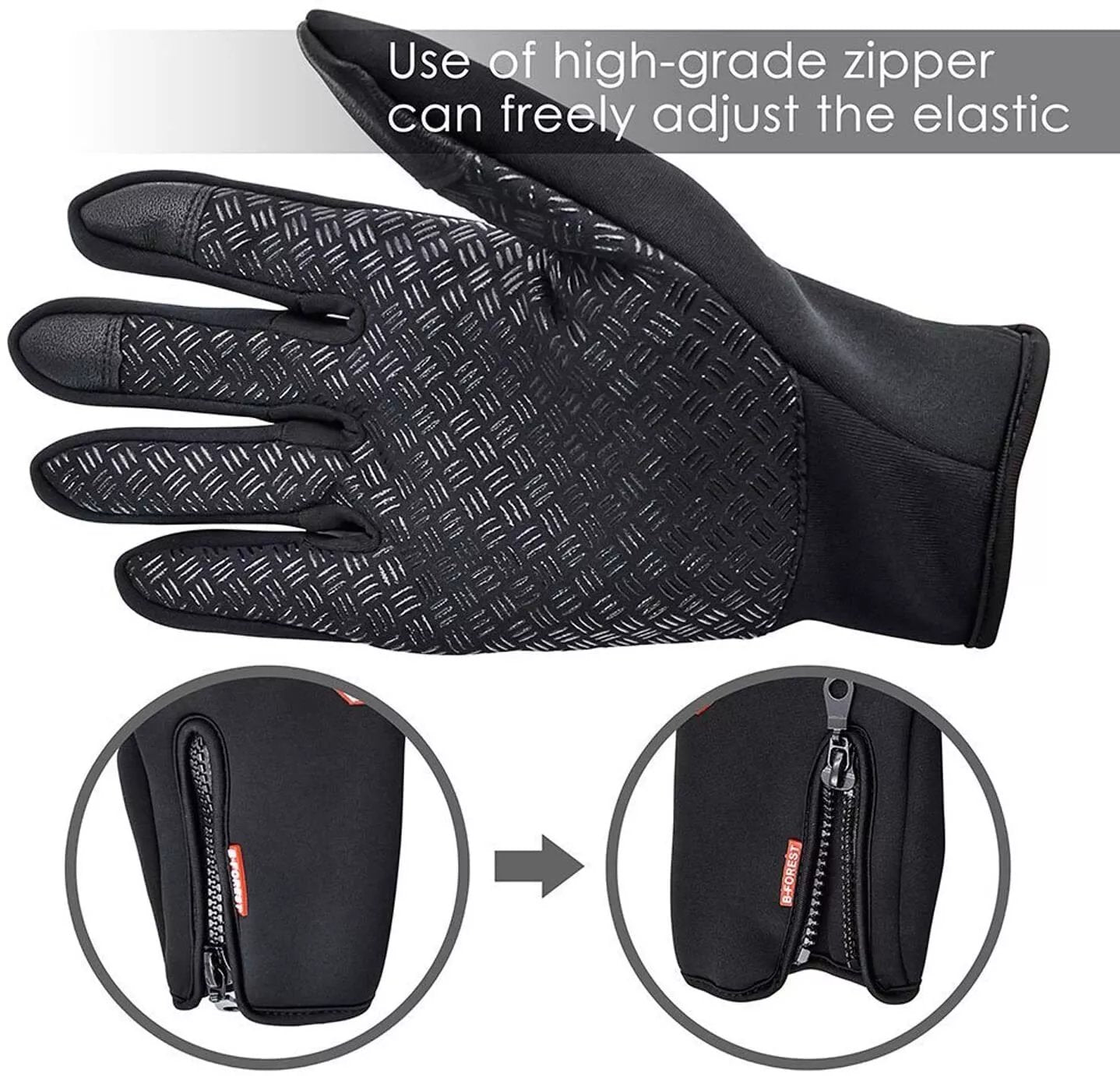 🏆 Ultimate Waterproof & Windproof Thermal Non-Slip Gloves