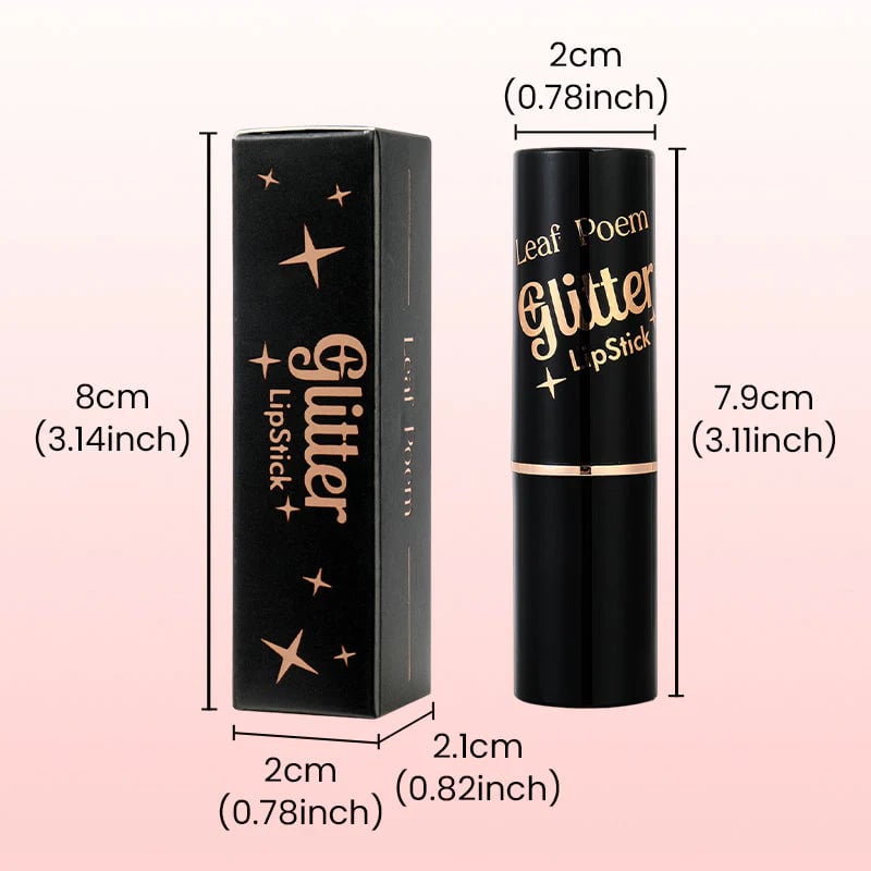 💋💋 Waterproof Long Lasting Moisturising Glitter Lipstick