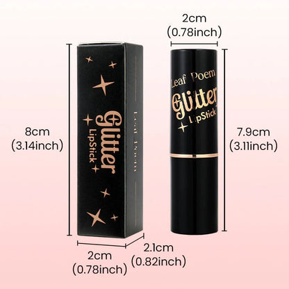 💋💋 Waterproof Long Lasting Moisturising Glitter Lipstick