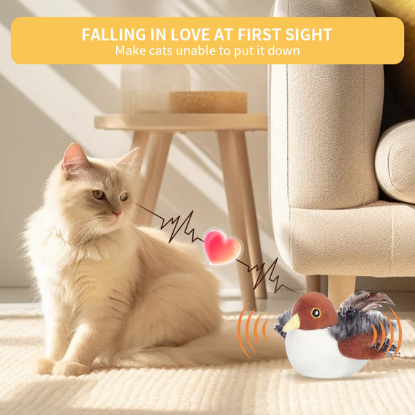 Chirping Cat Bird Toy