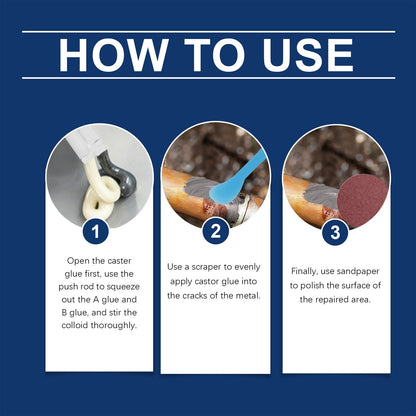 🔥LAST DAY 49% OFF - Casting Repair Glue✨(Industrial-Strength, Non-Toxic, Quick-Set Bonding for Metal & More)