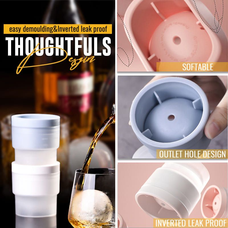 🎁Food Grade Stackable Slow Melting DIY Ice Ball For Cocktail Whiskey